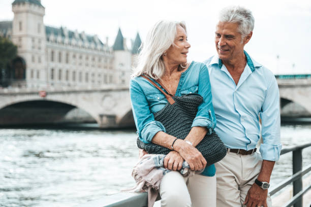 istock Couple enjoying a weekend in Paris 1364170411