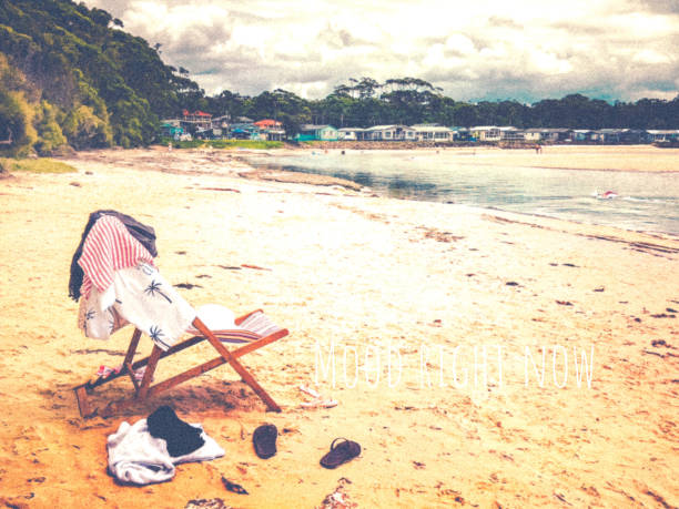 vacaciones vintage en la playa - ulladulla fotografías e imágenes de stock