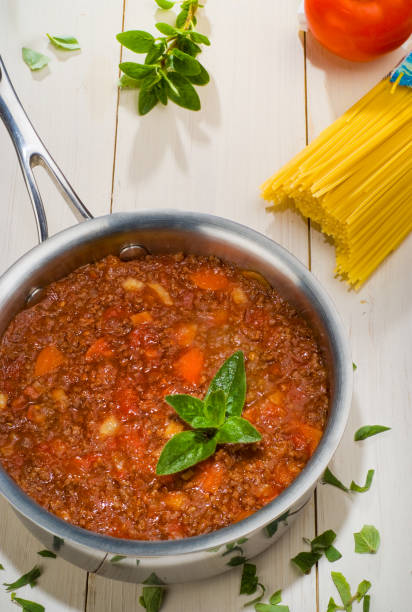 istock Bolognese sauce in a pot 1364181847