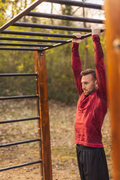 istock Man stretching after an outdoor workout session 1364187380