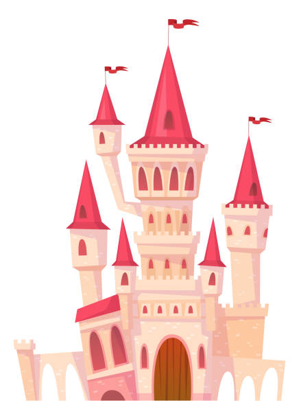 istock High tower castle. Fairytale building in cartoon style 1364191279