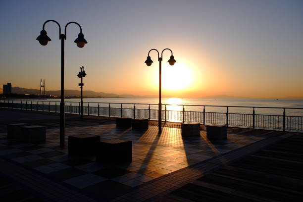 istock Sunset and coastal landscape 1364191328