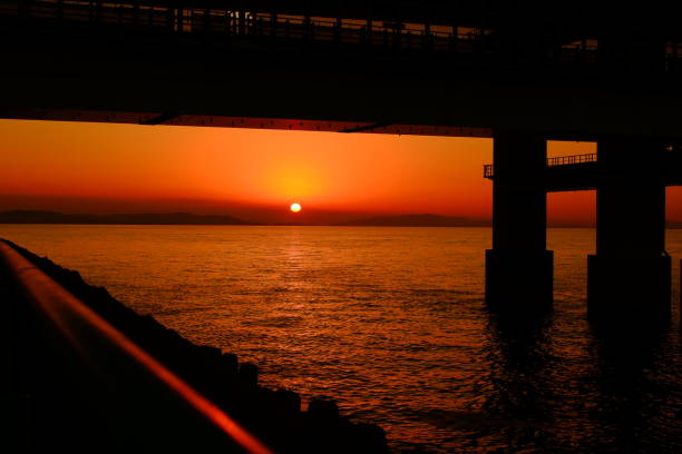istock Sunset and coastal landscape 1364191910