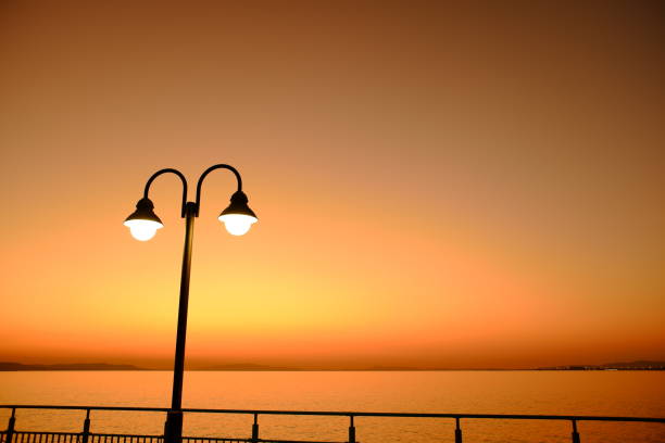 istock Sunset and coastal landscape 1364193334