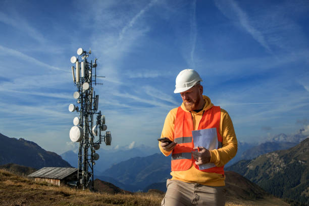 istock A male engineer utility infrastructure worker at a mountain site 1364196380