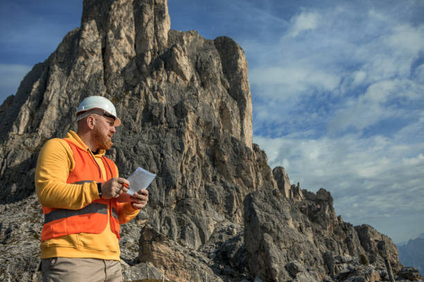 istock A male engineer utility infrastructure worker at a mountain site 1364196396