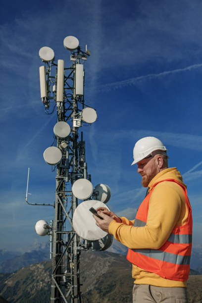 istock A male engineer utility infrastructure worker at a mountain site 1364196485