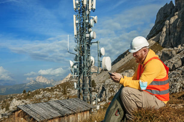 istock A male engineer utility infrastructure worker at a mountain site 1364196506