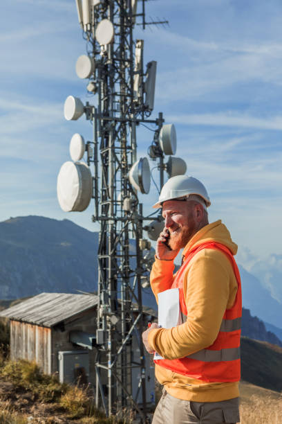 istock A male engineer utility infrastructure worker at a mountain site 1364196508