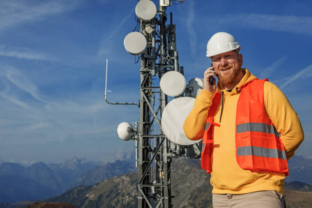 istock A male engineer utility infrastructure worker at a mountain site 1364196537