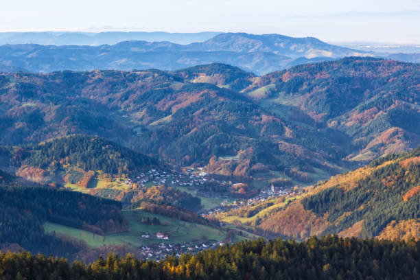 istock Seebach in the Black Forest mountains landscape scenery nature fall autumn in Germany 1364197612