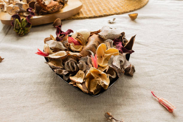 istock Dried flowers and herbs potpourri mix used for aromatherapy. 1364198327