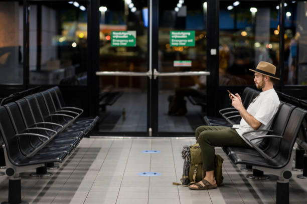 istock Sitting in the Departure Lounge 1364199643