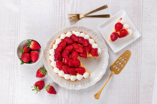 istock Homemade Delicious Strawberry Tarts. 1364208501