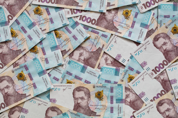 istock Closeup 1000 hryvnias banknote 1364208619