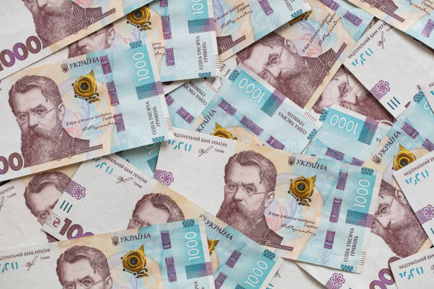 istock Closeup 1000 hryvnias banknote 1364208744