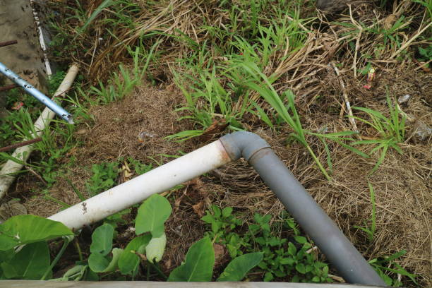 istock Elbow-shaped water paralon on the grass 1364211663