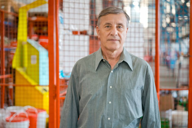 istock Male manager in warehouse 1364215658