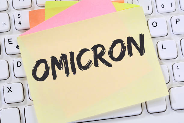 istock Omicron Variant Omikron coronavirus corona virus COVID-19 Covid 19 note paper 1364218508