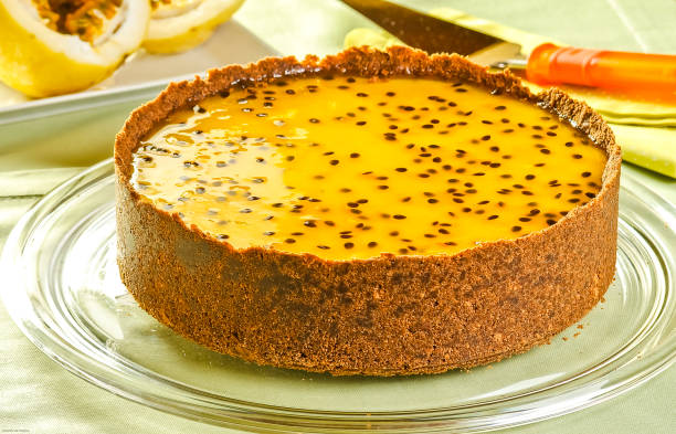 Torta de Maracujá e Chocolate: Sabor Tropical irresistível - receita deliciosa profissional - passo 1