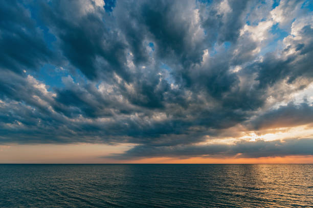istock Sunset view of the sea at summer time. 1364223861