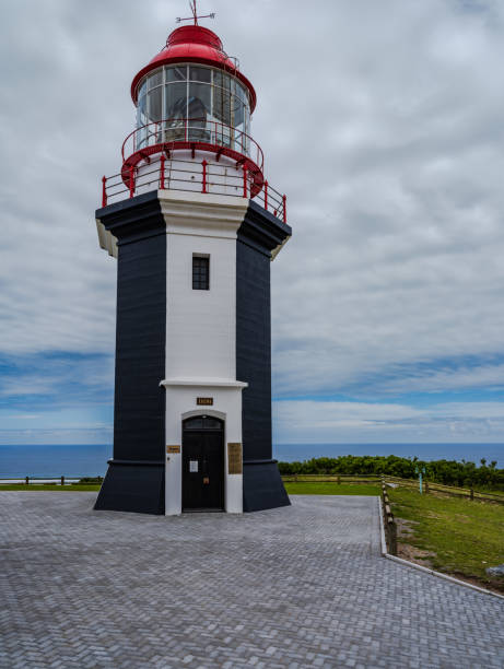 great fish point lighthouse in port alfred south africa - port alfred imagens e fotografias de stock