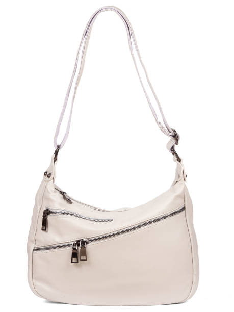istock White leather woman's handbag isolated on white background 1364236242