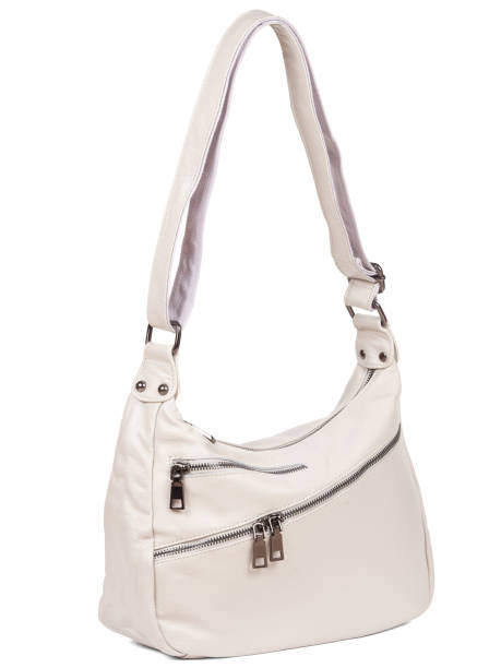 istock White leather woman's handbag isolated on white background 1364236249