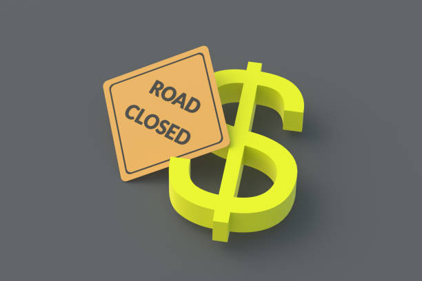 Customs duties. Toll road concept. Payment for travel. Distribution of the budget. Allocating money for motorway. Highway repair. Investment in road construction. Dollar symbol near sign. 3d render aduana. concepto de autopista de peaje. pago por viaje. distribución del presupuesto. asignación de dinero para autopista. reparación de carreteras. inversión en construcción de carreteras. símbolo de dólar cerca del signo. renderizado 3d