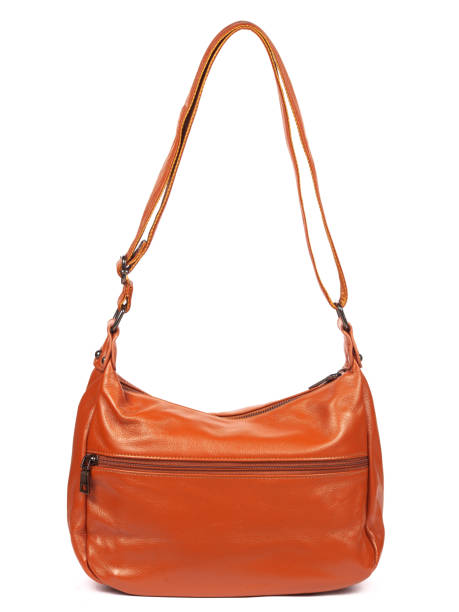 istock Brown leather woman's handbag isolated on white background 1364236321