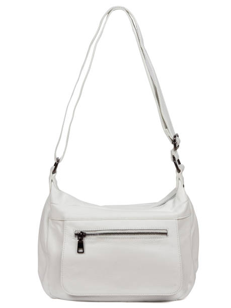 istock White leather woman's handbag isolated on white background 1364236583