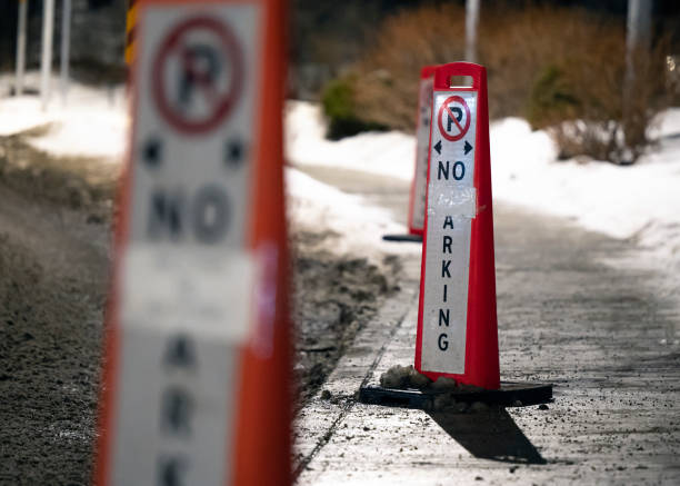 istock No parking signs in winter 1364243030
