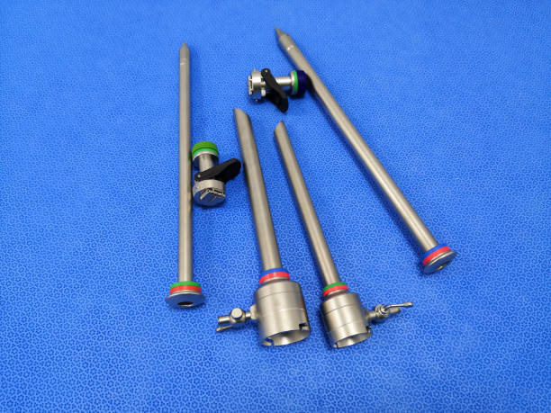istock Reusable Laparoscopic Surgical Trocar With Cannula 1364245035
