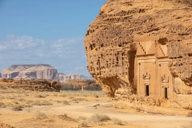 istock ancient civilation of Hegra in Saudi Arabia 1364252414