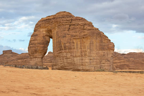 istock elephant rock in Al Ula, Saudi Arabia 1364253780