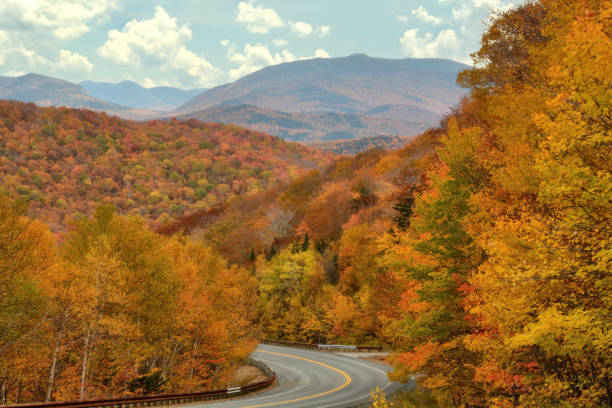 istock Scenic roadside view from top of Kinsman Notch 1364255590