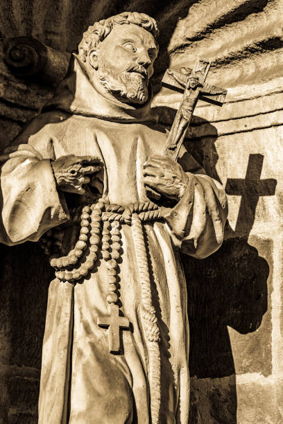 istock beautiful historic relief at a cemetery 1364269770