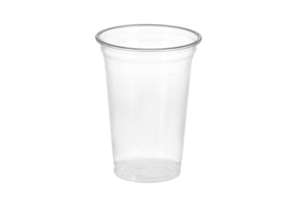 istock Plastic transparent cup for coffee, tea, chocolate and other hot drinks. Plastic party cup mockup. Disposable Cups set. Take out mugs front view and space for your design 1364270810