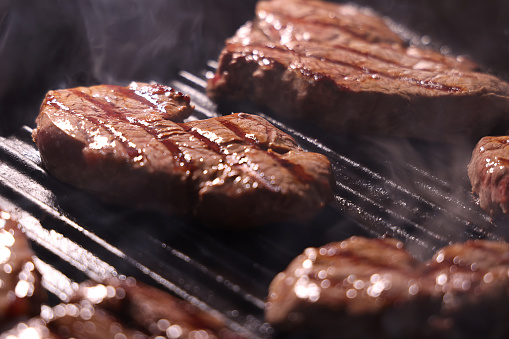 Cooking beef steaks