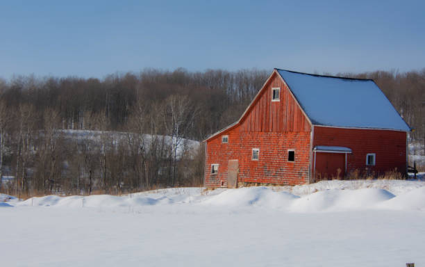 istock Countryside landscape with farm in Quebec, Canada 1364281927