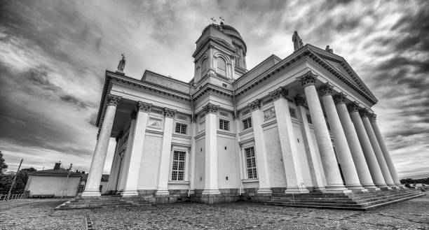 istock Helsinki White Cathedral on a cloudy day, Finland. 1364285270