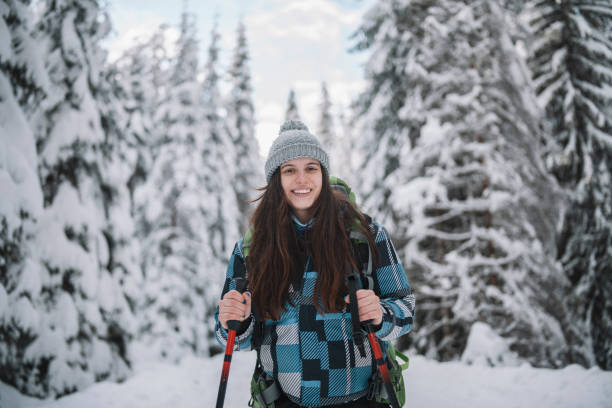 istock Let's Hike In Winter Forests! 1364299666