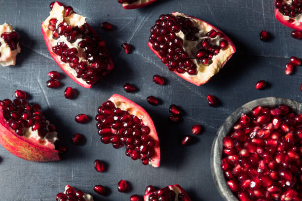 istock Raw Red Organic Pomegranate Seeds 1364300964