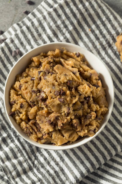 istock Homemade Edible Chocolate Chip Cookie Dough 1364301104
