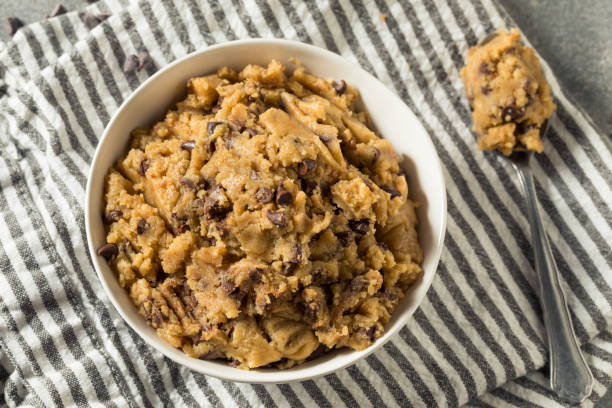 istock Homemade Edible Chocolate Chip Cookie Dough 1364301115