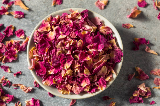 istock Healthy Organic Culinary Rose Petals 1364301233