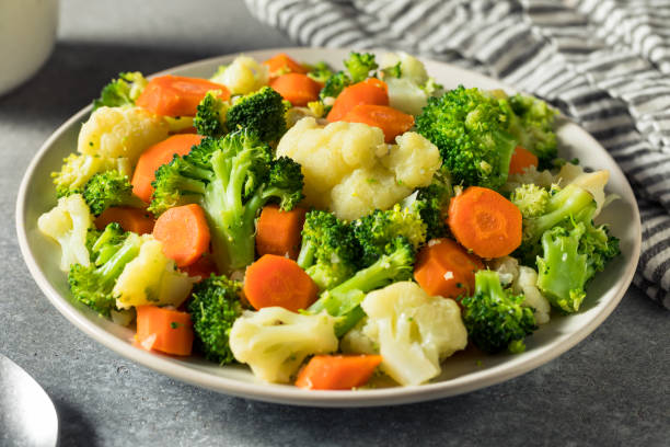 istock Healthy Organic Steamed Vegetables 1364301261
