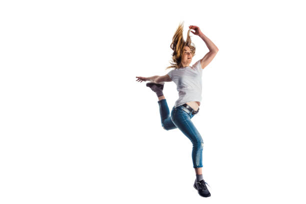 istock Girl doing gymnastics exercise 1364306245