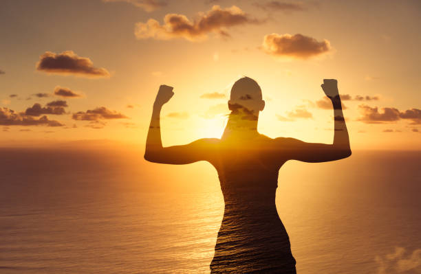 istock Strong woman. Winner. 1364315581