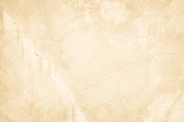 istock Cream concreted wall for interiors or outdoor exposed surface polished concrete. Cement have sand and stone of tone vintage, natural patterns old antique, design art work floor texture background. 1364328190